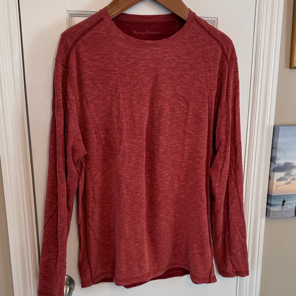 Tommy Bahama Maroon Knit Long Sleeve